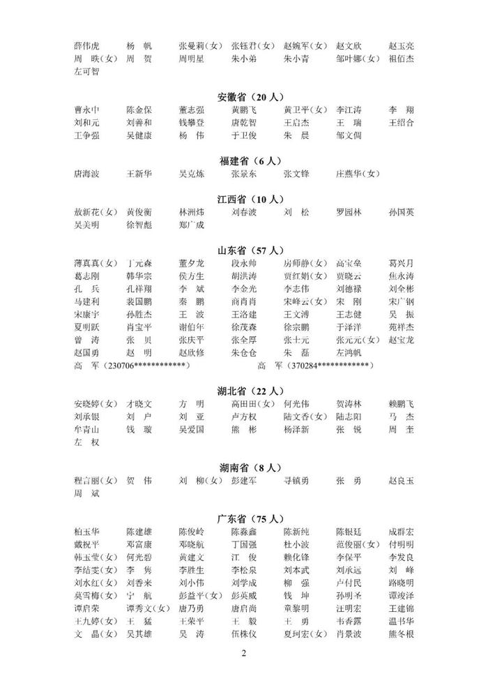 已公布！第二十三批中级注安师注册人员名单