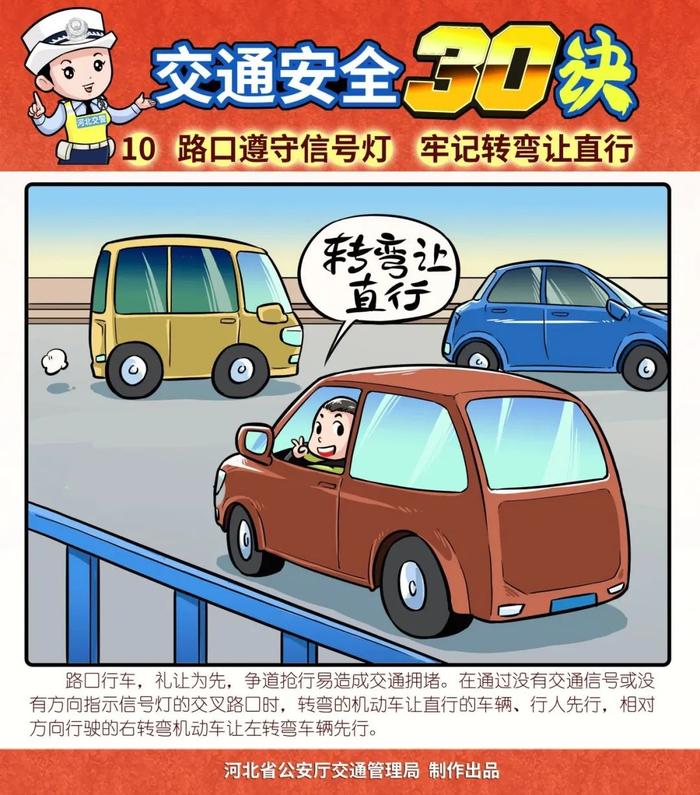 看漫画学安全 河北交警《道路交通安全三十诀》连载