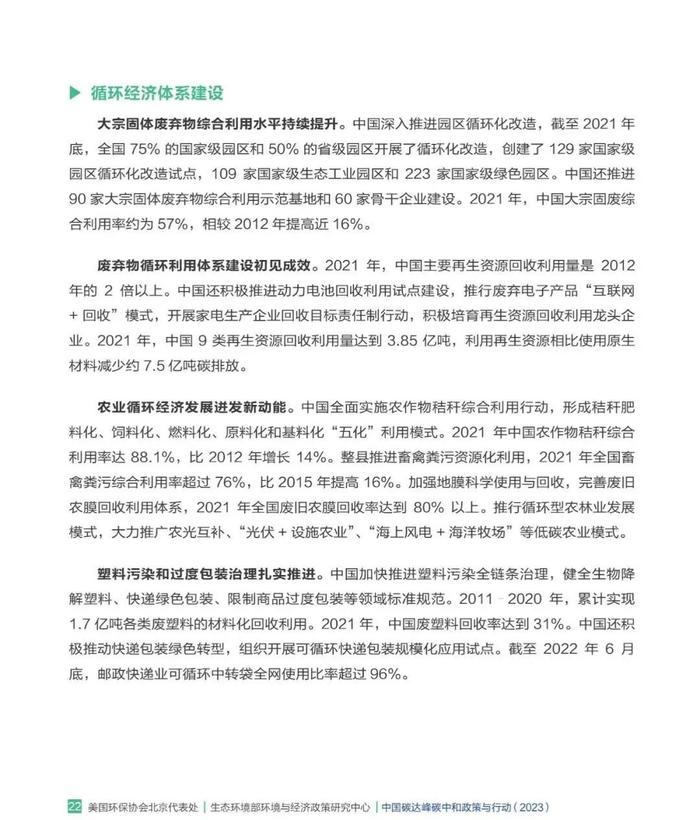 中国碳达峰碳中和政策与行动