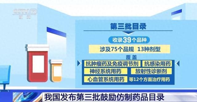 收录39个品种覆盖12个方面 我国发布第三批鼓励仿制药品目录