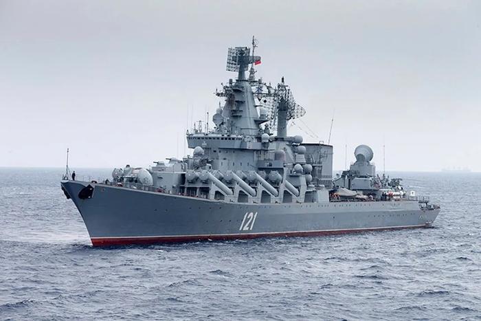 “莫斯科”号导弹巡洋舰  图：材料