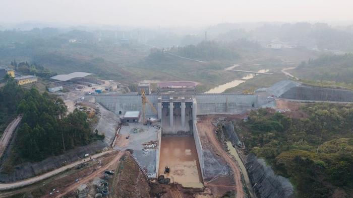 渝西水资源配置工程千秋堰水库计划明年3月正式下闸蓄水