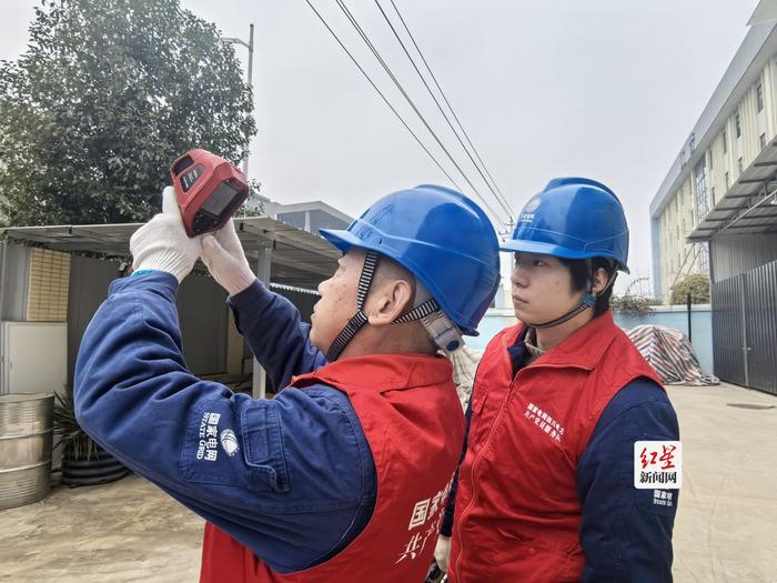 元旦电力满格 确保企业开足马力生产