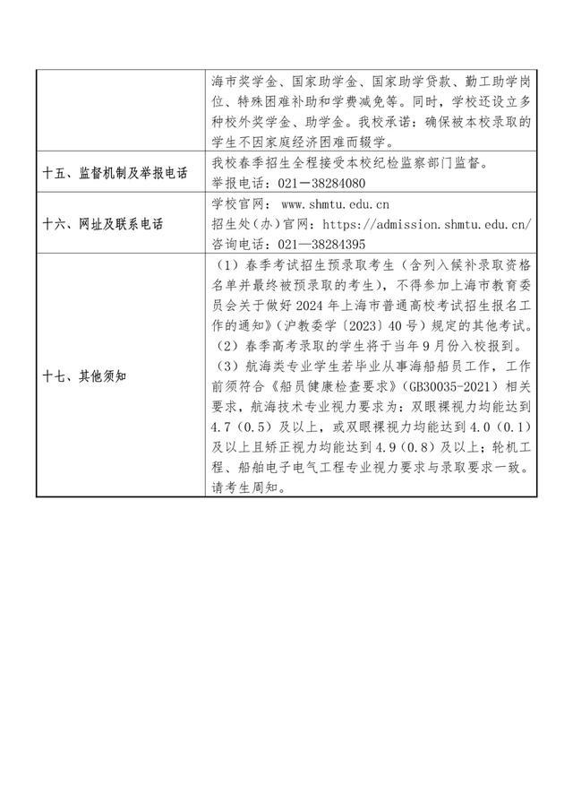 2024年春考26所高校招生章程公布→