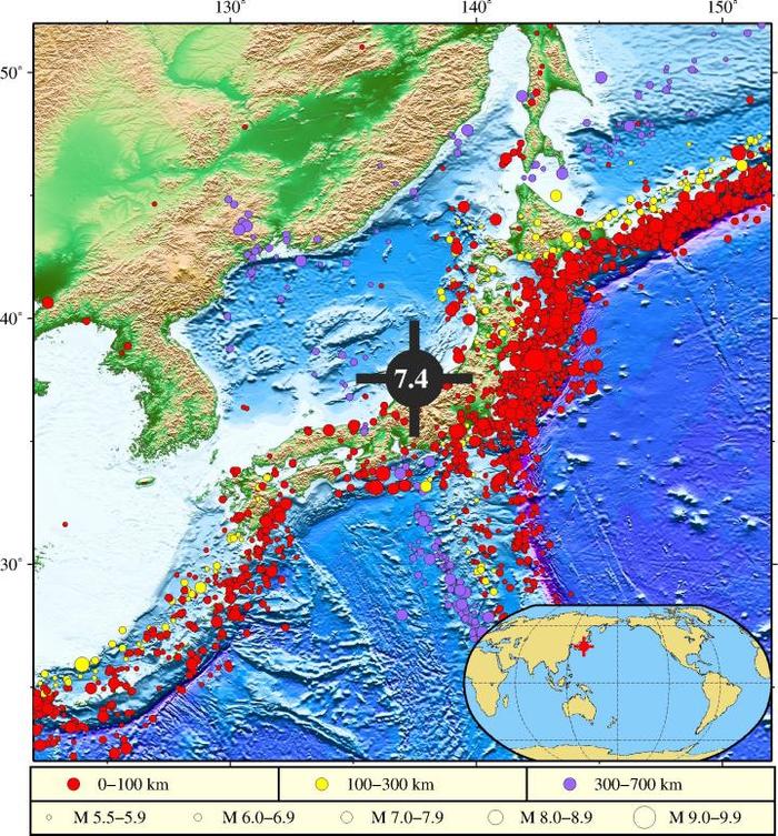 日本西岸近海地震引发的海啸，会影响浙江海域吗？