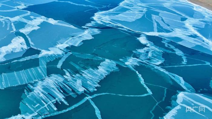 镜头里的青海｜冰封青海湖高清大图梦幻奇景