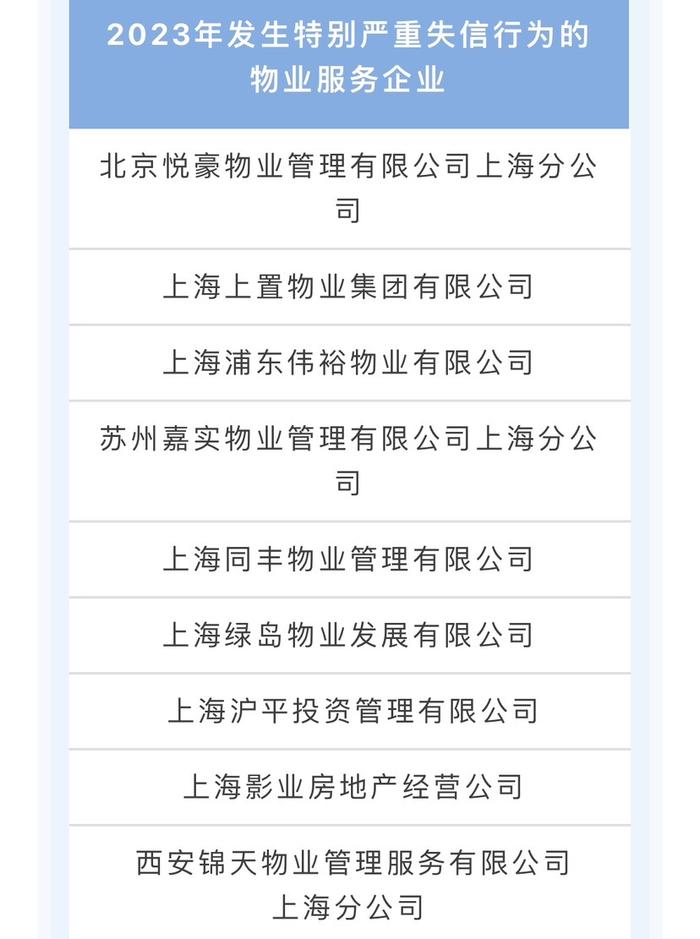 物业抢夺业主投票箱？上海曝光一批严重失信的物业企业和经理