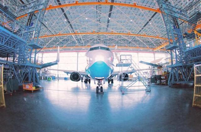 山东太古飞机维修新厂区项目：年维修定检出场飞机800余架次