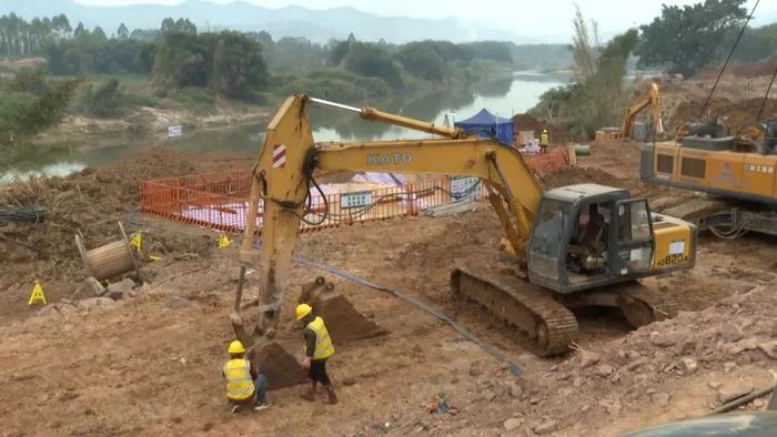 重点项目建设进行时丨南江河（郁南连东堤段）综合治理工程建设加快