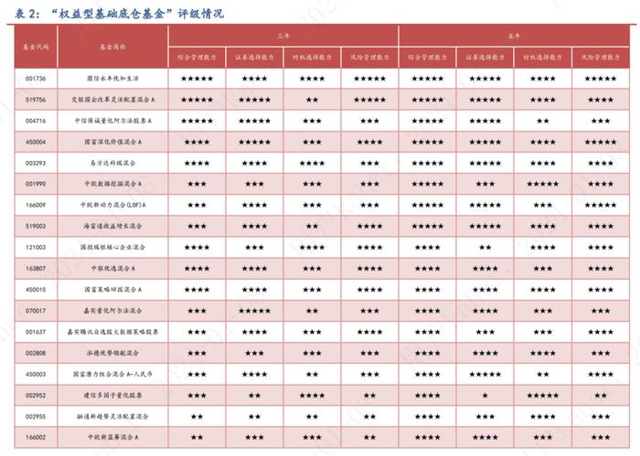 配置堂堂，允执厥中——权益型基础底仓基金画像