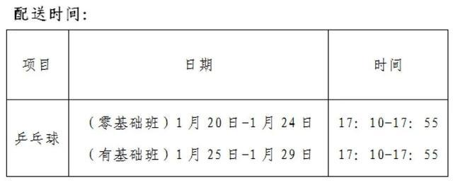 免费！体育直通车配送课程报名开始啦，手慢无→