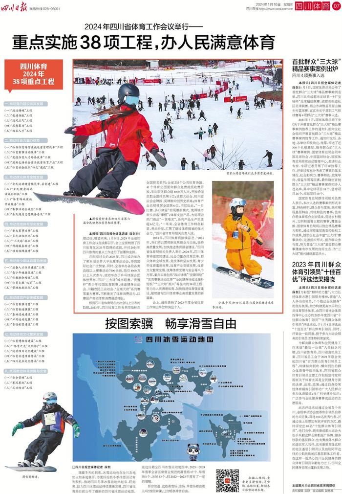 川报早读丨收藏！四川冰雪运动地图来了