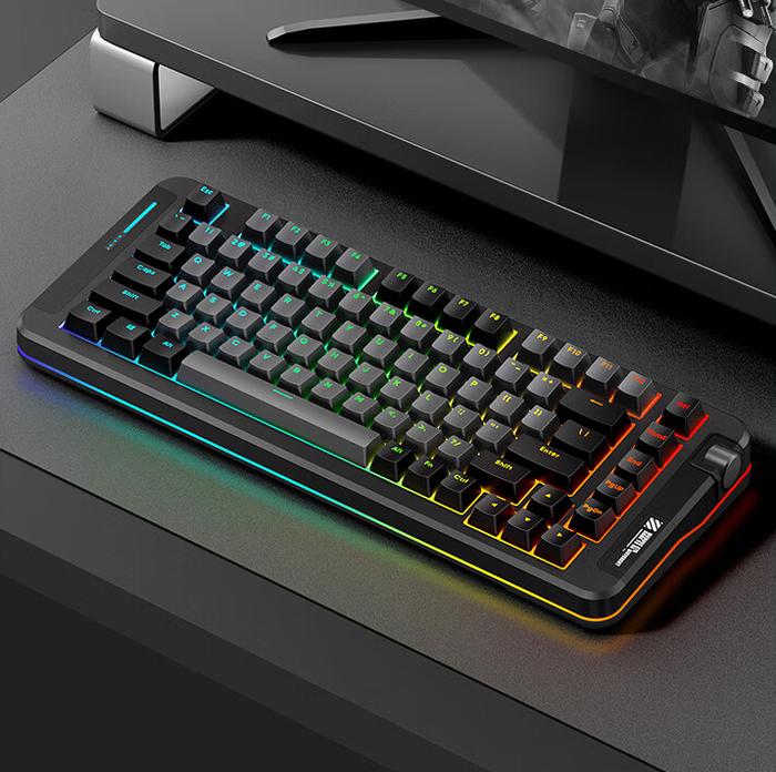 迈从推出 X75 三模机械键盘“绝地暗黑”款：82 键鲸海轴，到手 359 元