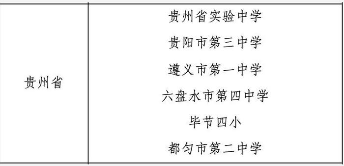教育部公示中小学人工智能教育基地名单 贵州6所学校入选