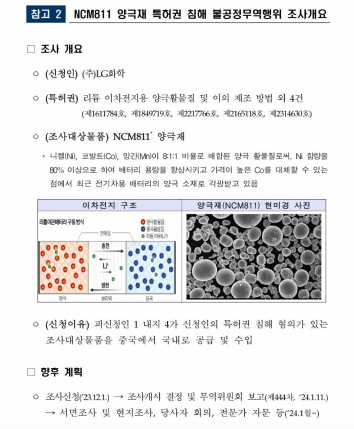 LG诉专利侵权 韩国将调查3家中国高镍正极企业 多A股公司回应：没收到这方面消息