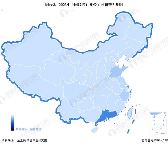 【干货】硅胶行业产业链全景梳理及区域热力地图