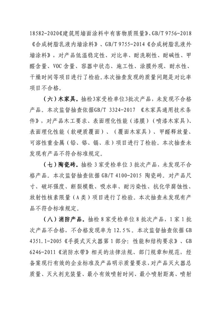 辽宁省盘锦市2023年流通领域（非食品类）第二批商品质量监督抽查情况的通报