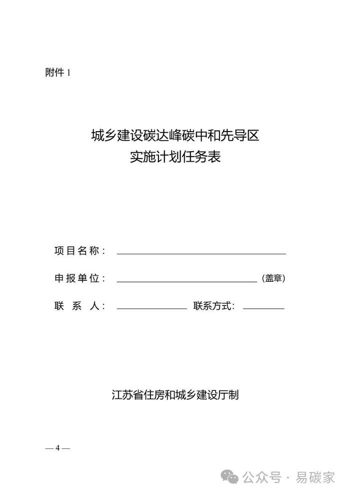 江苏省城乡建设碳达峰碳中和先导区管理工作实施细则