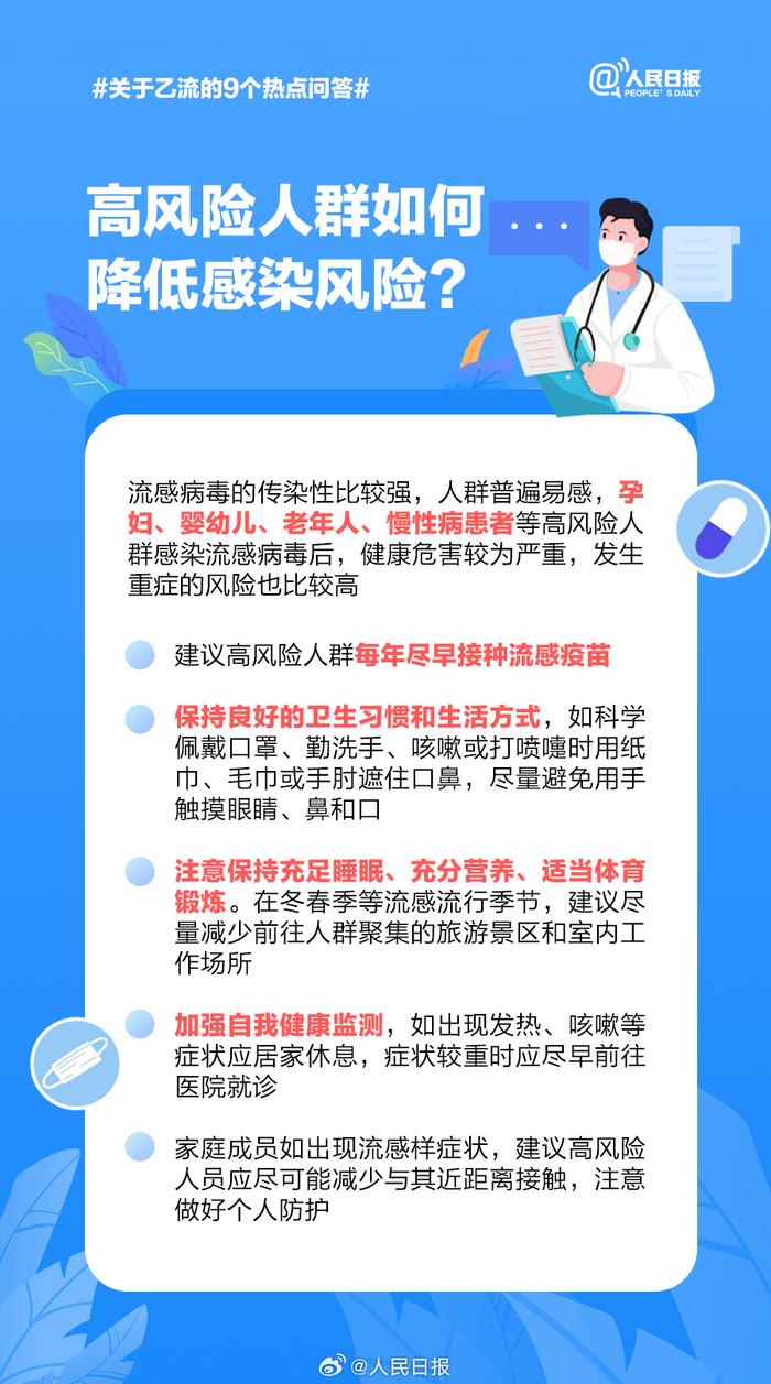 【健康科普】​乙流占比持续上升！这4类流感高风险人群要注意做好防护！