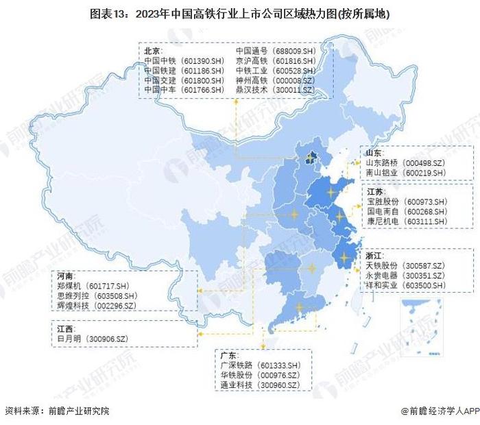 注:颜色越深代表企业数量越多。