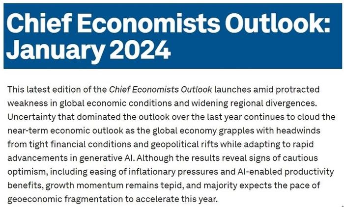 2024年全球经济充满“不确定性” 如何在危机中寻找机遇？