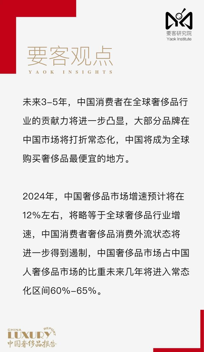 要客报告｜2023年中国人奢侈品消费突破一万亿