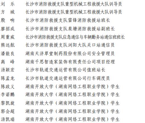 2023年度长沙市青年文明号、青年岗位能手、青年安全生产示范岗、青年突击队建功行动拟表彰名单公示