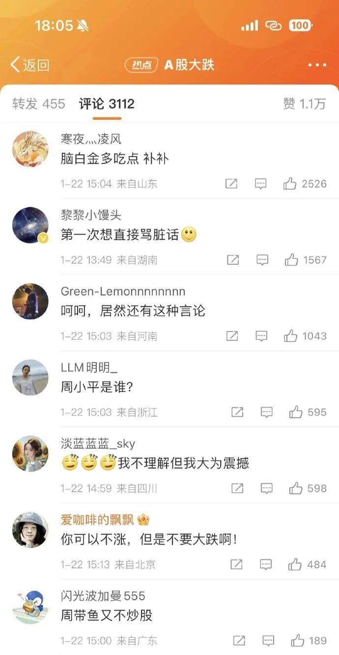 “A股不涨比涨要安全”？周小平翻车了！