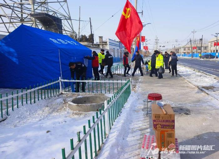 乌什县地震区域设置一批便民通信服务点