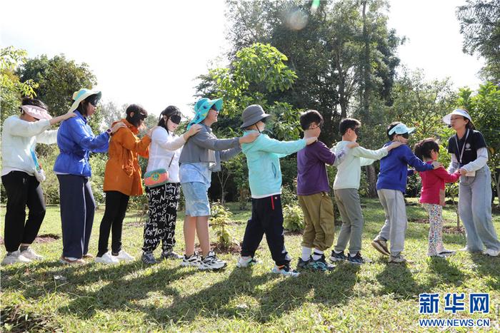 各地学生在云南西双版纳开启研学游“奇妙之旅”