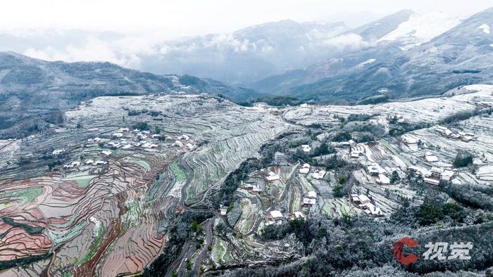 C视觉·航拍四川(62)︱打开四川下雪“群聊” 云瞰冬日浪漫盛景