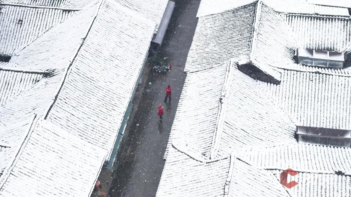 C视觉·航拍四川(62)︱打开四川下雪“群聊” 云瞰冬日浪漫盛景