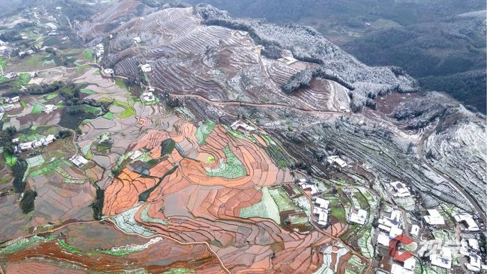 C视觉·航拍四川(62)︱打开四川下雪“群聊” 云瞰冬日浪漫盛景