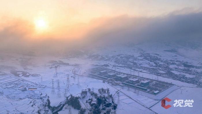 C视觉·航拍四川(62)︱打开四川下雪“群聊” 云瞰冬日浪漫盛景