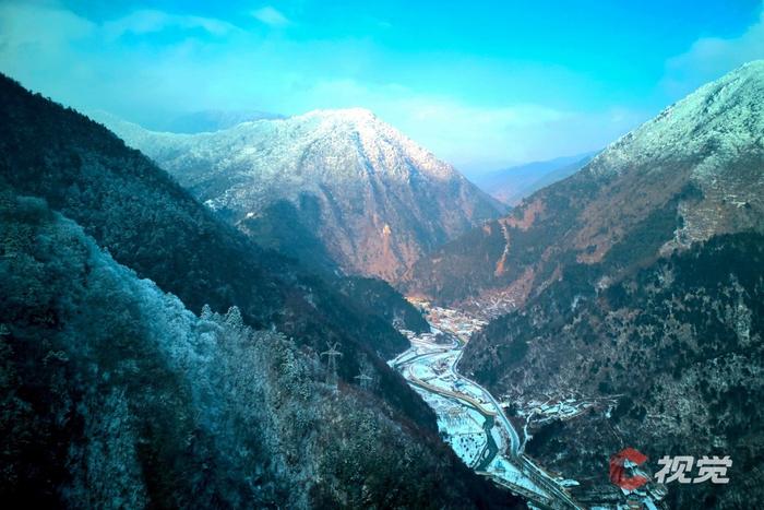 C视觉·航拍四川(62)︱打开四川下雪“群聊” 云瞰冬日浪漫盛景