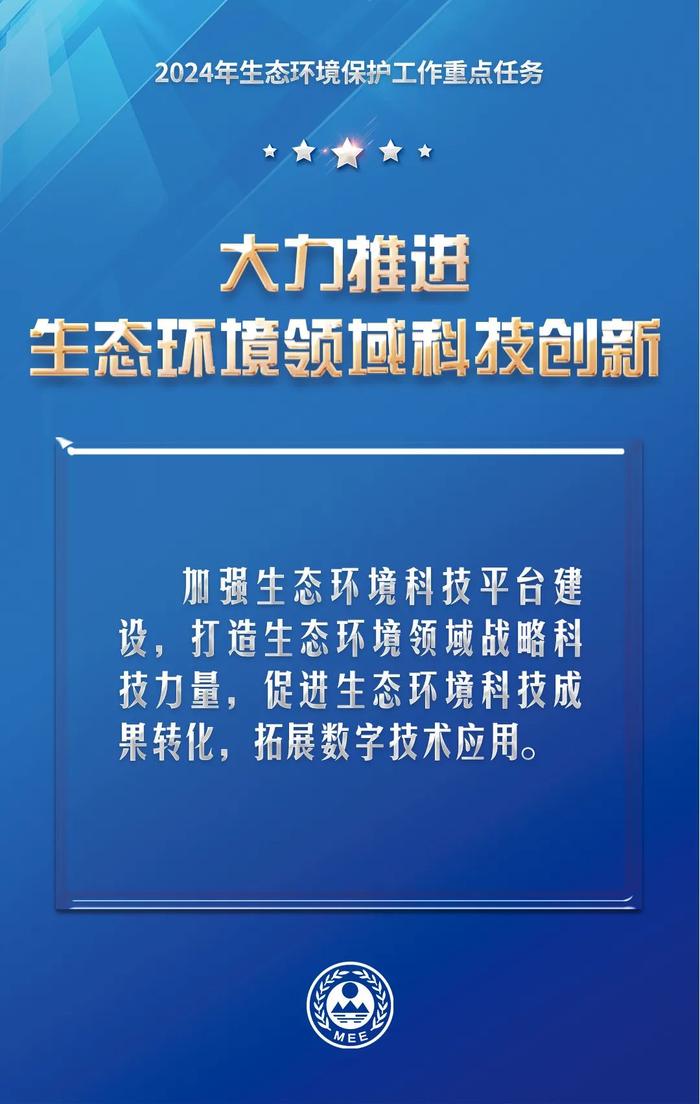 海报 | 解锁2024年生态环保工作重点任务清单