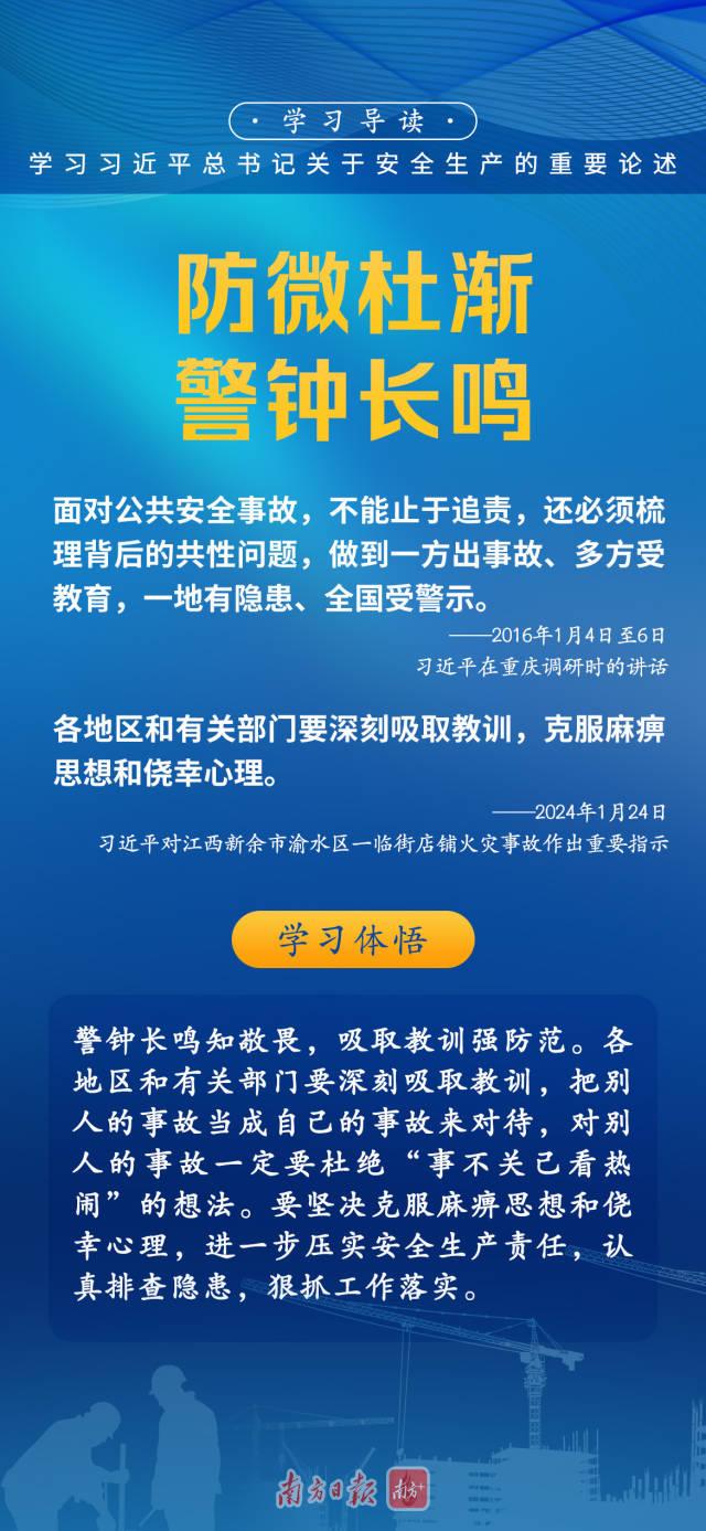 学习导读 | 警钟长鸣！重温习近平关于安全生产的重要论述