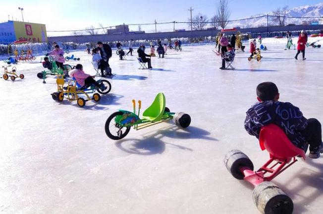 凉州区柏树镇冰雪乐园开园启动