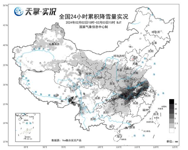 上海局部现暴雨，明天大雨持续，春运返乡人注意：南方大范围雨雪持续到除夕前