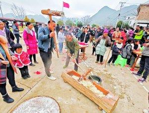 马场镇松林村开展迎新年主题活动