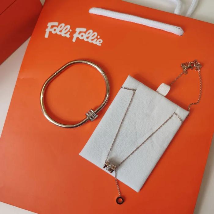 Folli Follie轻奢礼盒！买手表送手镯+项链，只要百元！节日限定，送到心坎~
