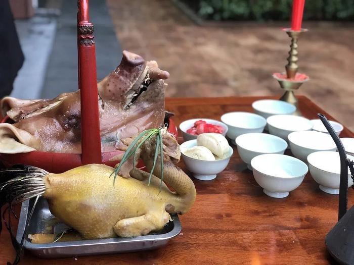 新年祭祀的食物|图源:视觉中国