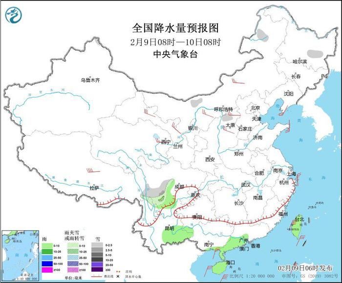 全国大部天气晴好气温回升，华北苏皖等地有大雾天气