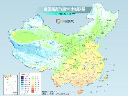 告别雨雪冰冻！中东部迎大回暖 大城市升温日历看哪里温暖迎龙年