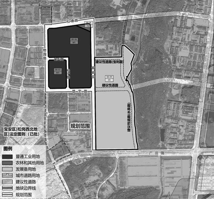 深圳市规划和自然资源局宝安管理局关于宝安区燕罗街道塘下涌社区雄宇路地块规划设计条件的公示