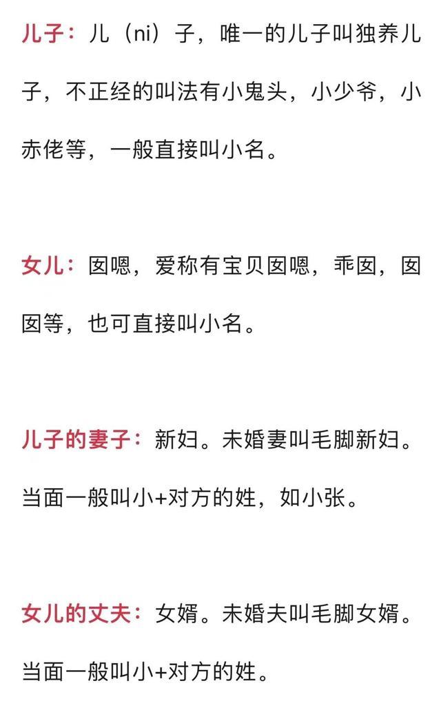 上海人亲戚叫法大全！春节必备！可以派用场了