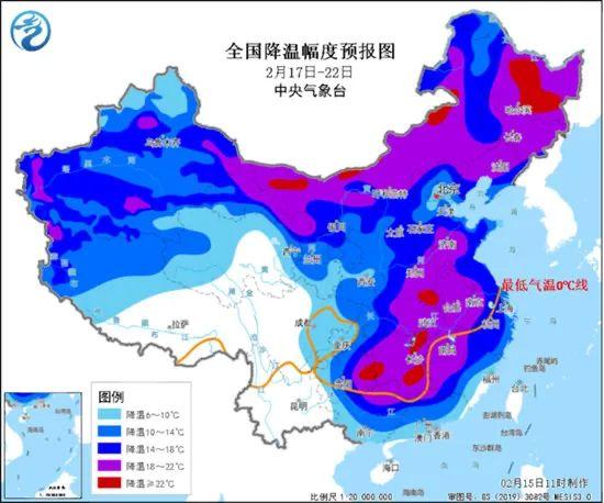 厚衣服先别收！寒潮又要来了，湖南、湖北又有冻雨，多地累计降温或达20℃