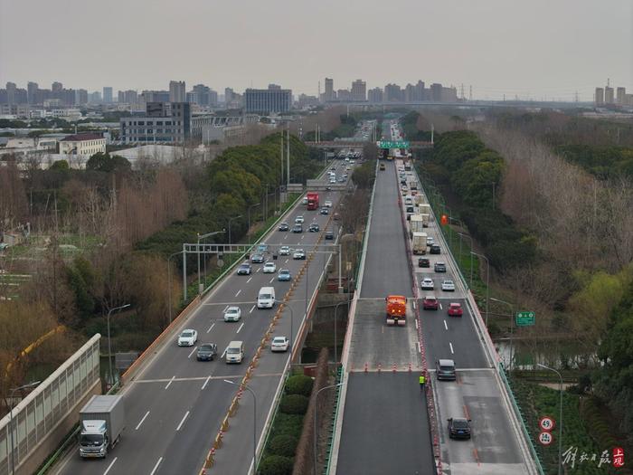 S20浦东（西新港-沪南路）外圈维修工程抢抓工期