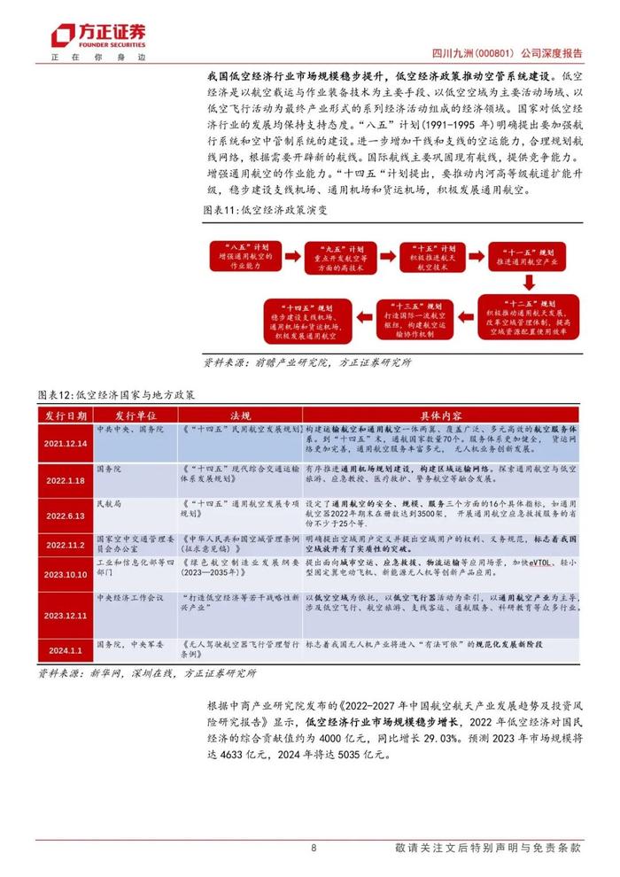 【方正军工】四川九洲(000801)：低空经济推动空管发展新阶段，外延拓展电子对抗第二增长曲线