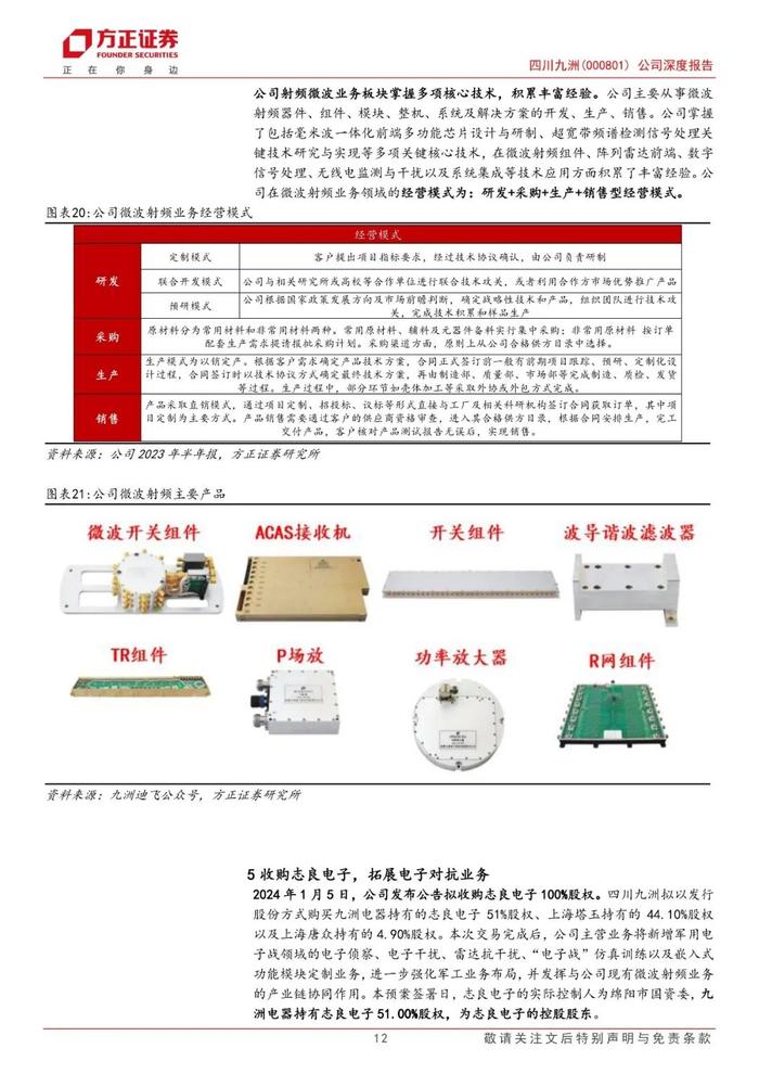 【方正军工】四川九洲(000801)：低空经济推动空管发展新阶段，外延拓展电子对抗第二增长曲线